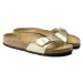 Birkenstock Madrid Birko-Flor Gold Narrow Fit