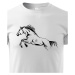 Detské tričko s úžasnou potlačou koně - skvelý darček na narodeniny
