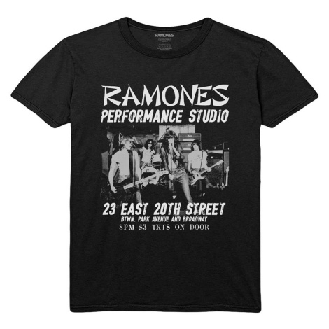 Ramones tričko East Village Čierna