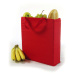Printwear Bavlnená taška s bočným preložením XT90 Red -ca. Pantone 032U-HKS 13-14