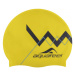 Plavecká čiapka aquafeel zig zag silicone cap žltá