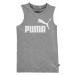 Puma No1 Sleeveless T Shirt Junior Med Grey