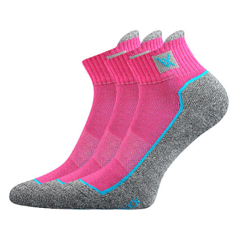 VOXX ponožky Nesty 01 magenta 3 páry 114691