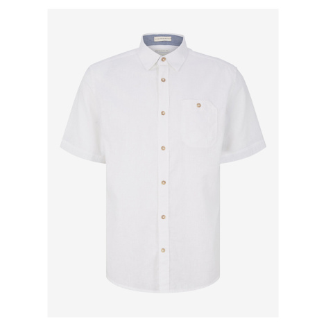 White Men's Linen Shirt Tom Tailor - Men