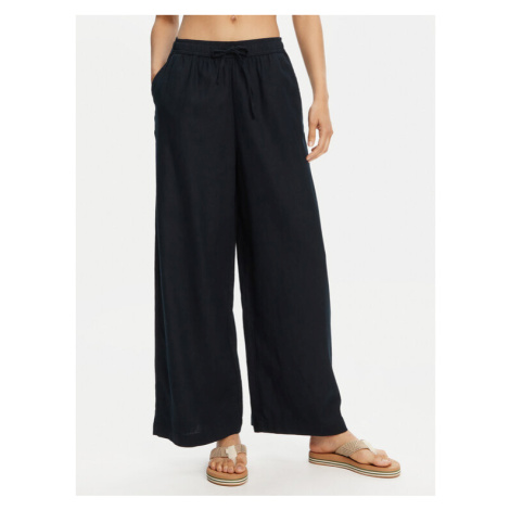 Roxy Bavlnené nohavice Lekeitio Break ERJNP03545 Čierna Regular Fit