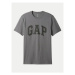 Gap Tričko 856659-12 Sivá Regular Fit