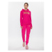 Versace Jeans Couture Mikina Logo 74HAIT03 Ružová Regular Fit
