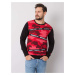 Men's Red Camo Sweatshirt