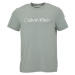 Calvin Klein S/S CREW NECK Pánske tričko na spanie, sivá, veľkosť