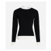 Sveter Karl Lagerfeld Logo Turtle Neck Black/White