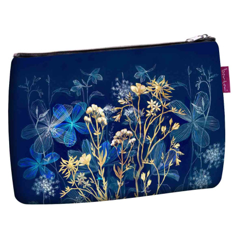 Bertoni Unisex's Cosmetic Bag Solo Midnight Navy Blue