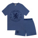 FC Chelsea pánske pyžamo Short Blue Marl