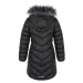Loap INDALONA Dievčenský zimný kabát, čierna, veľkosť
