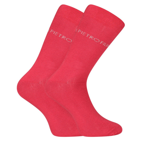 Pietro Filipi High Bamboo Socks Red