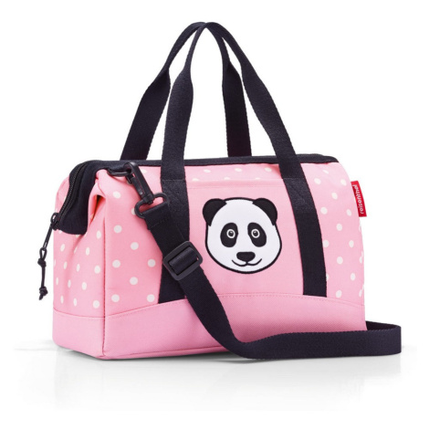 Cestovná taška Reisenthel Allrounder XS kids Panda dots pink