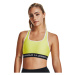 Dámska tréningová športová podprsenka UNDER ARMOUR UA Crossback Mid Bra-YLW