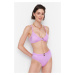 Trendyol Bikini Top - Lilac - Unifarben