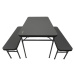 Stôl s lavicami Vango Orchard Bench Set Farba: sivá