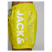 JACK & JONES Plavecké šortky  neónovo žltá / biela