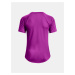 Tričká s dlhým rukávom pre ženy Under Armour - fialová