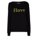 Kolorli Mikina #Love Black