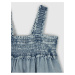 Svetlomodré dievčenské rifľové šaty s volánmi GAP