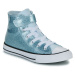 Converse  CHUCK TAYLOR ALL STAR COATED GLITTER EASY-ON  Členkové tenisky Modrá