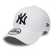 Detská šiltovka NEW ERA 9FORTY NY Yankees White Adjustable cap