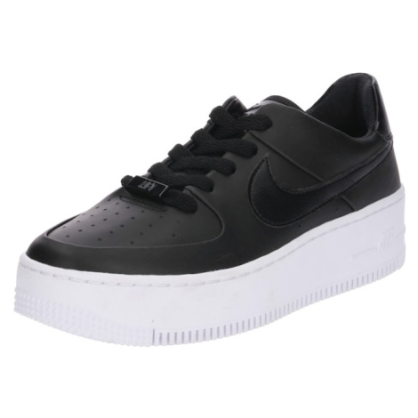 Nike Sportswear Nízke tenisky 'Air Force 1 Sage'  čierna