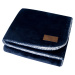 L-Merch Sherpa Fleecová deka 150x120 NT1566 Navy