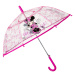 PERLETTI Detský automatický dáždnik MINNIE MOUSE Transparent, 50135