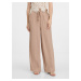 Orsay Beige Women's Wide Leg Trousers - Women's