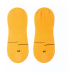 Žlté členkové ponožky Ťapa Ruky