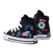 Converse Plátenky Chuck Taylor All Star Easy On Stickers A06357C Čierna