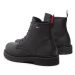 Tommy Jeans Outdoorová obuv Short Lace Up Leather Boot EM0EM01040 Čierna