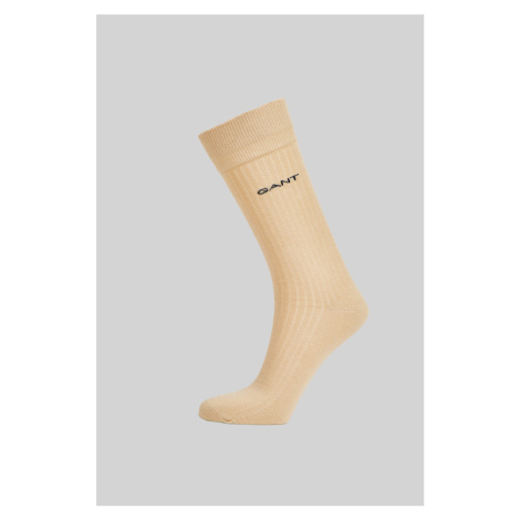 PONOŽKY GANT RIB SOCKS SILKY BEIGE