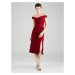 Skirt & Stiletto Večerné šaty  vínovo červená