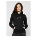 Women's Black One Line Fit Hooded Jacket