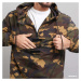 Vetrovka Urban Classics Camo Pull Over Windbreaker Camo Green