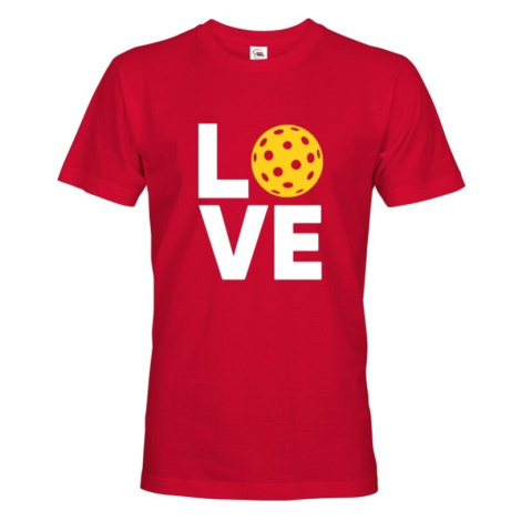 Pánske tričko s potlačou Florbal love - ideálny darček pre florbalistu