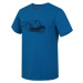 Men's short-sleeved T-shirt Hannah BITE blue jewel