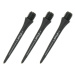 Hroty na šípky karbonové L-Style Hard Lip Points Carbon steel, čierne 30mm, závit 2BA, 6ks