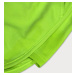 Dámske športové šortky v neónovo zelenej farbe (8K951-153)