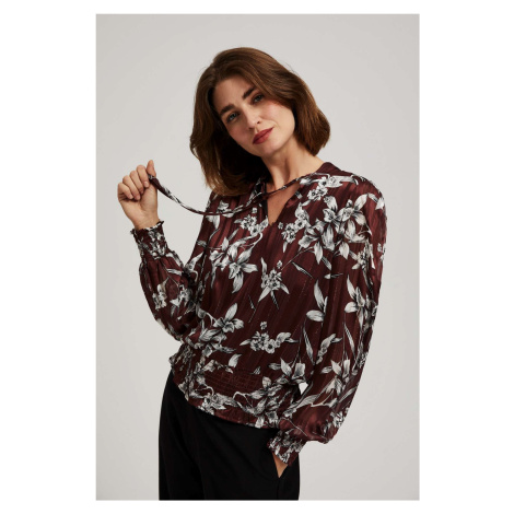 Shirt with floral pattern Moodo