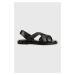Kožené sandále Gant Khiria dámske, čierna farba, 26561832.G00