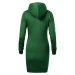 Malfini Snap Dámske mikinové šaty 419 fľaškovo zelená