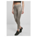 Women's asphalt leggings made of synthetic leather