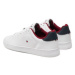 Tommy Hilfiger Sneakersy Court Cupsole Leather Flag FM0FM05451 Biela