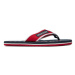 Tommy Hilfiger Žabky Patch Hilfiger Beach Sandal FM0FM05024 Červená