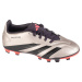 Strieborné chlapčenské kopačky adidas Predator Club Jr FxG IF6423